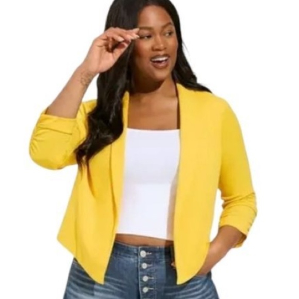 Torrid Yellow Blazer